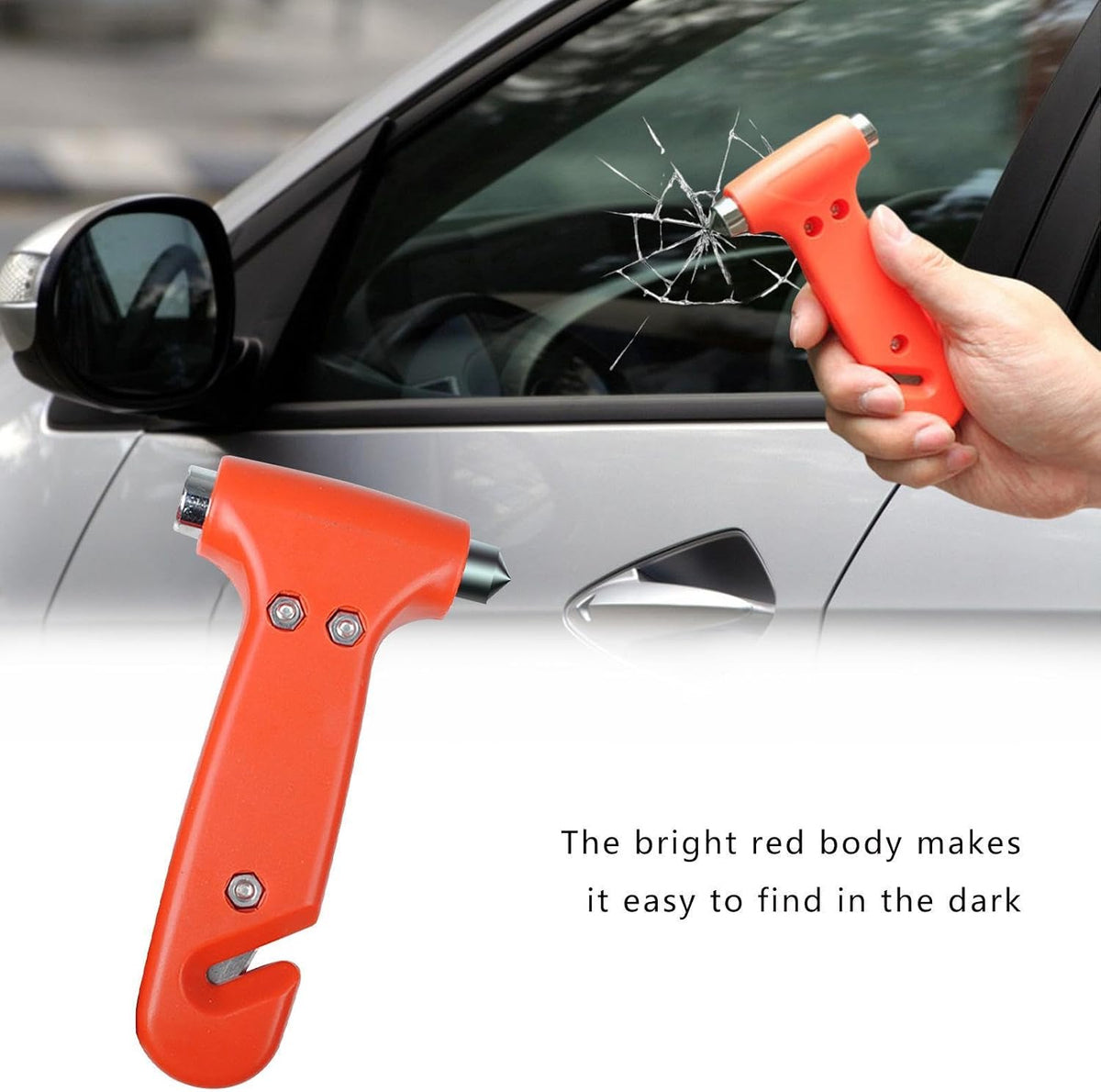 Window Breaker Seatbelt Cutter, 2PCS Car Window Breaker Tool
