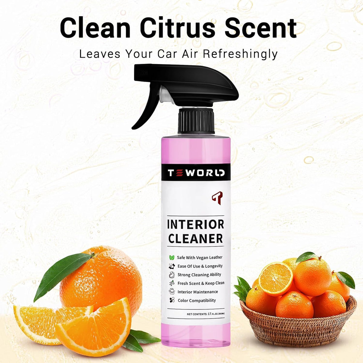 Tesla Seat Cleaner & Stain Remover, Tesla Interior Cleaner for White & Black Vegan Leather | Tesla Model Y Juniper Accessories 2026 & Tesla Model 3 Accessories, S/X/Cybertruck