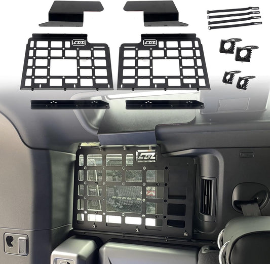 HIGH FLYING for Land Rover Defender 4dr 2020-2025 Car Accessories Modular Storage Molle Panel System Trunk Shelf Organizer Interior Cargo Rack Aluminum (Side Panels)