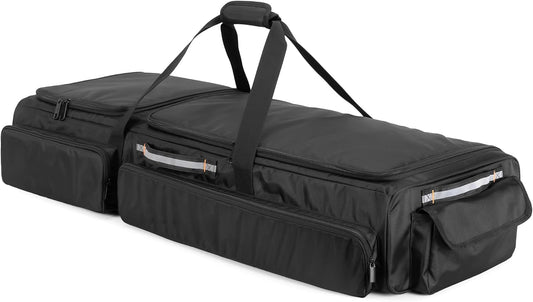 samdew Under Seat Storage Bag Fit for SuperCrew Cab & Crew Cab, Back Seat Double-Compartment Organizer for Truck, Practical Underseat Tool Box with Inner Dividers & Multiple Pockets (Patented Design)