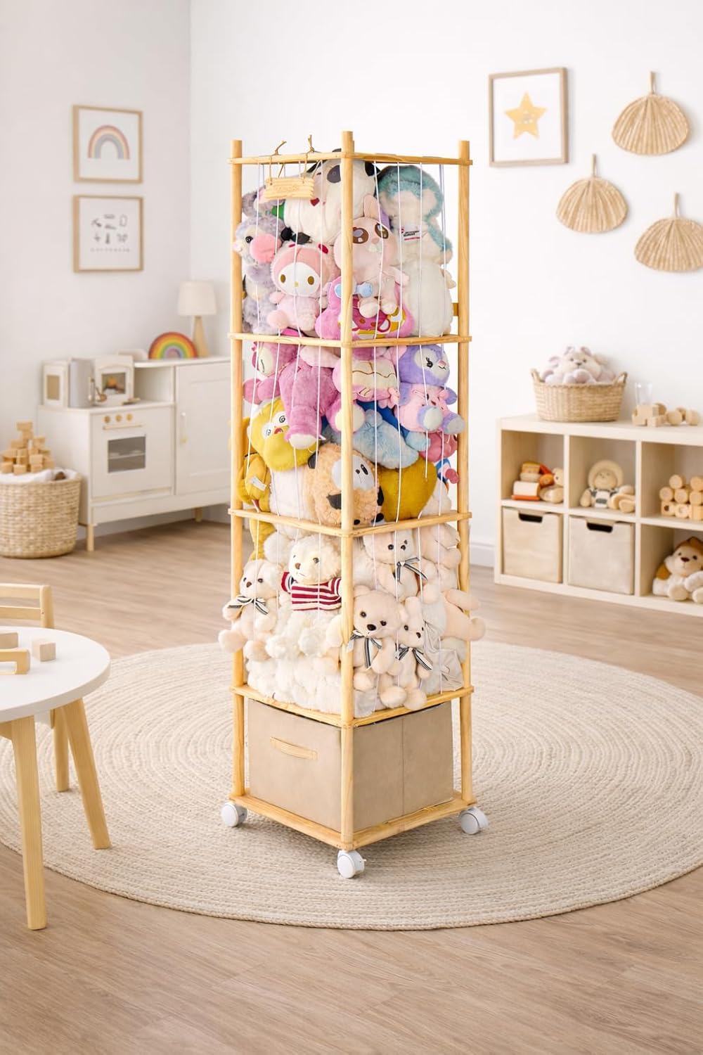Aaronly Stuffed Animal Storage | Stuffed Animal Organizer | Stuffed Animal Holder | Plushies Storage | Stuffed Animal Zoo | Stuffy Storage