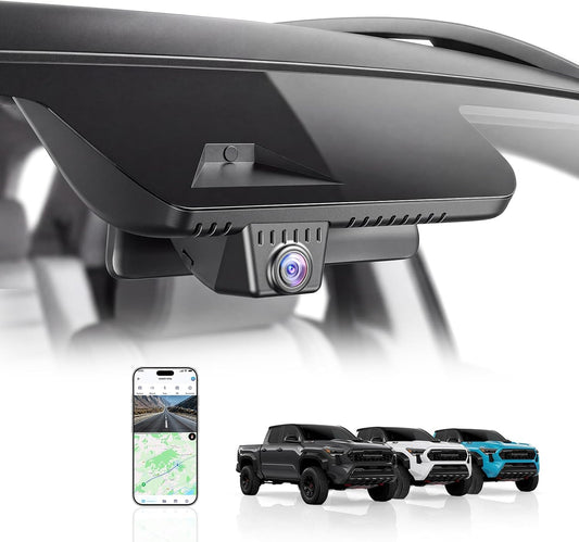 Front 4K Dash Cam for Toyota Tacoma 2024-2026 SR SR5 TRD Sport