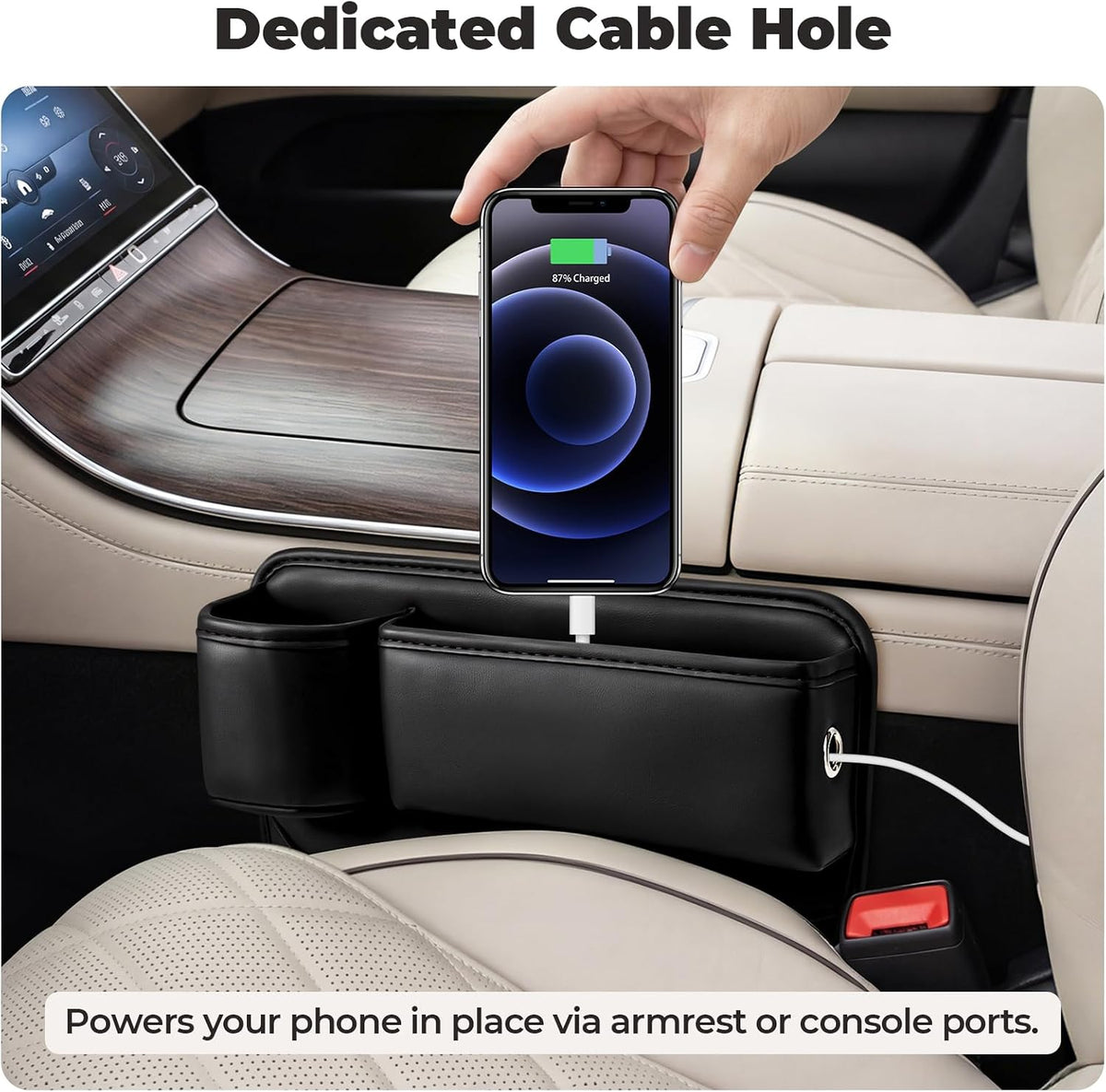 Universal Fit Car Seat Gap Filler Organizer