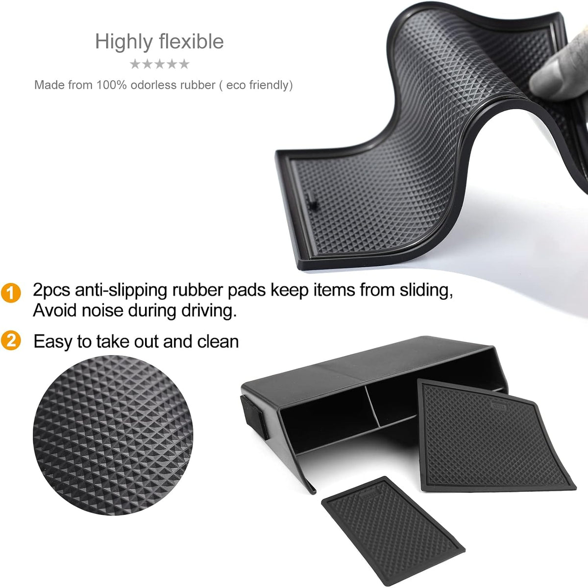 Thenice Car Center Console Organizer for Honda Civic 2022-2026