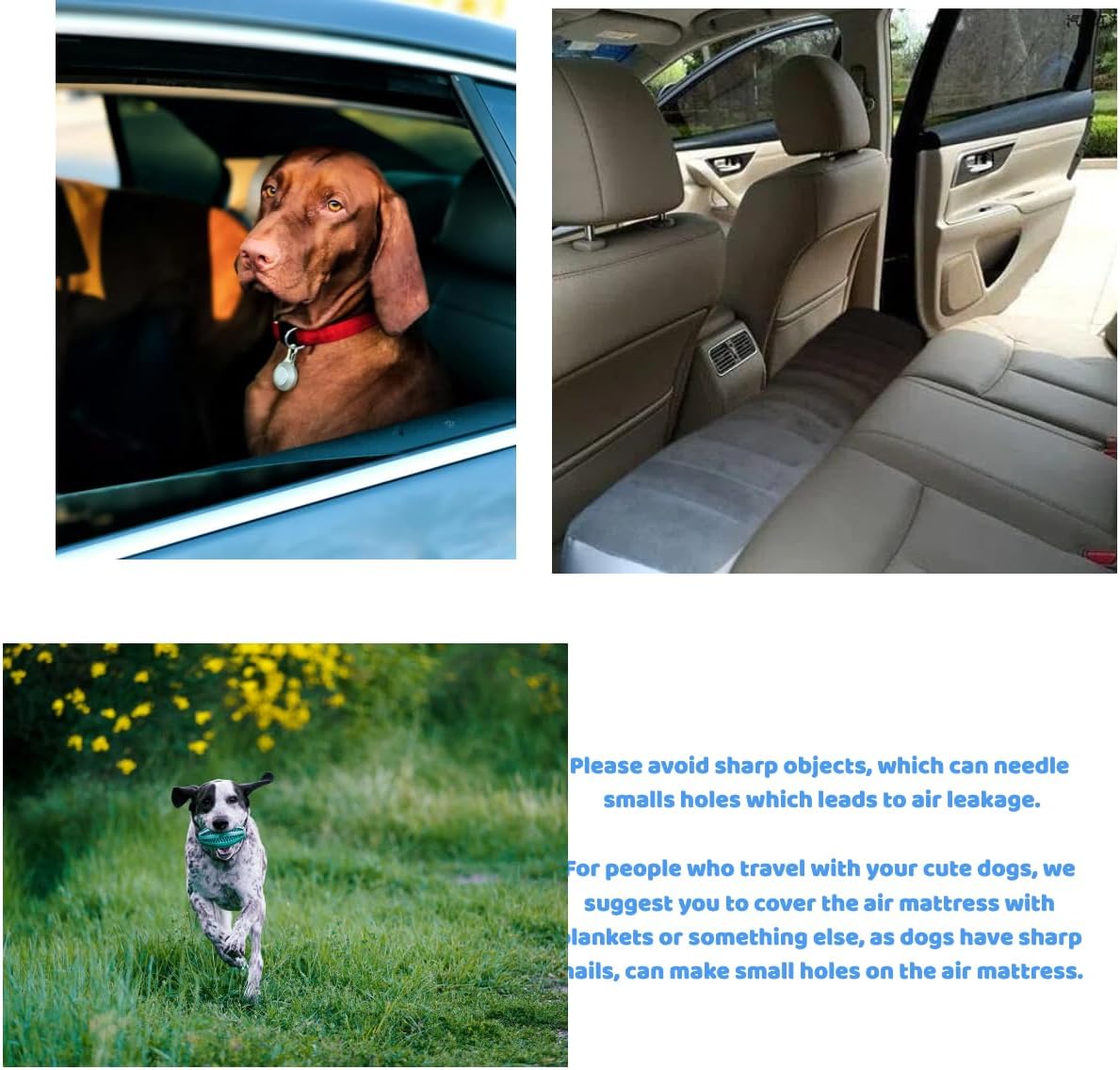 Inflatable Car Air Mattress Back Seat Bed, Universal Back Seat Gap Filler Pad Extender for SUV Camping Sleeping Travel Rest