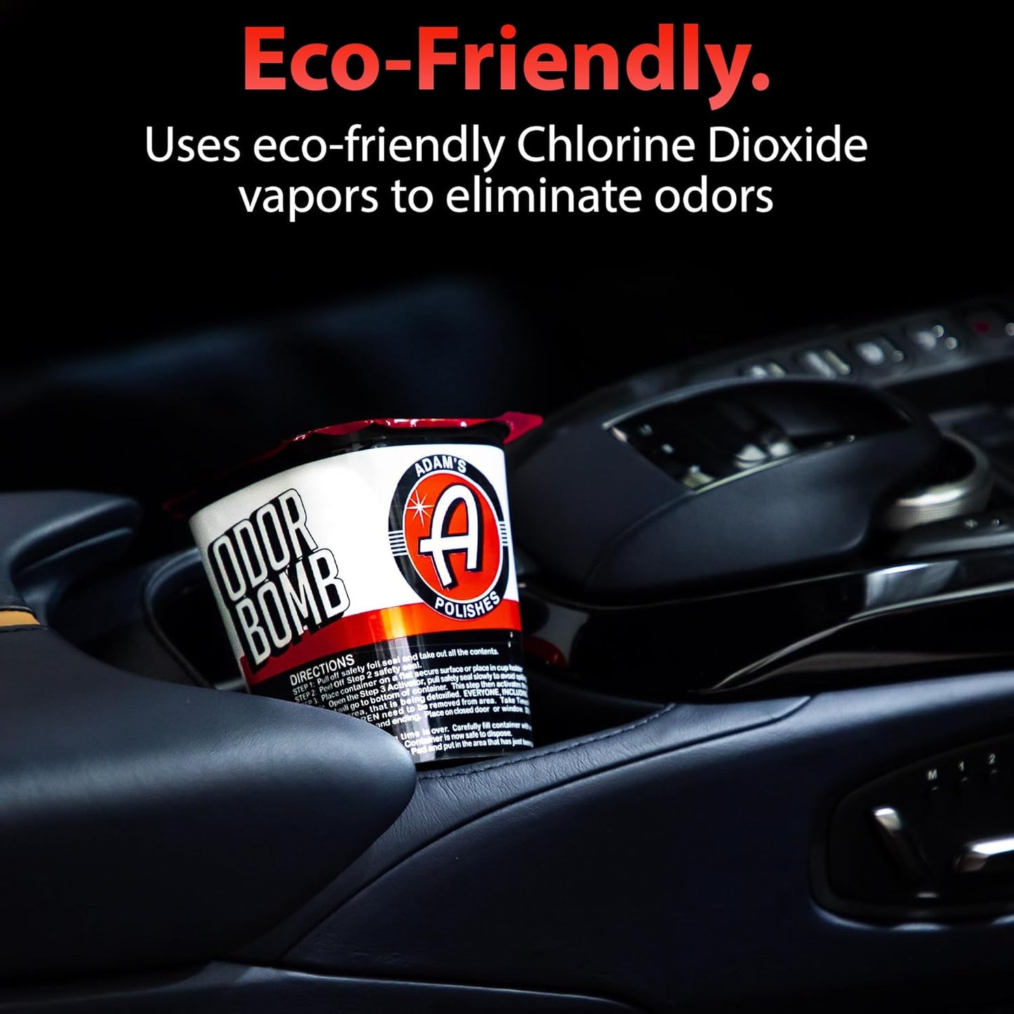 Adam's Polishes Odor Bomb, Odor Neutralizer for Car and Home, Fights Bad Odors, Eco Friendly, Pet Safe, Long Lasting, Works on All Odors