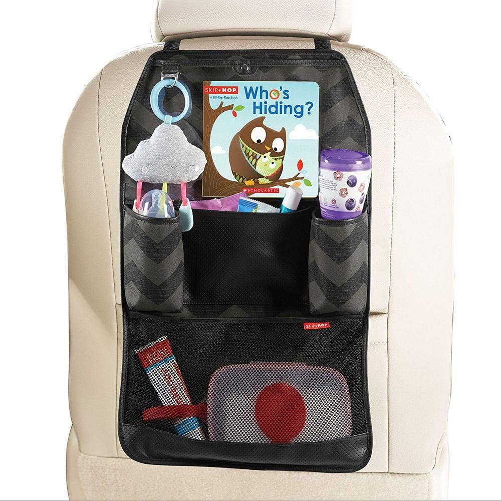 Skip Hop Back Seat Car Organizer, Style Driven, Black, 0.6 lb