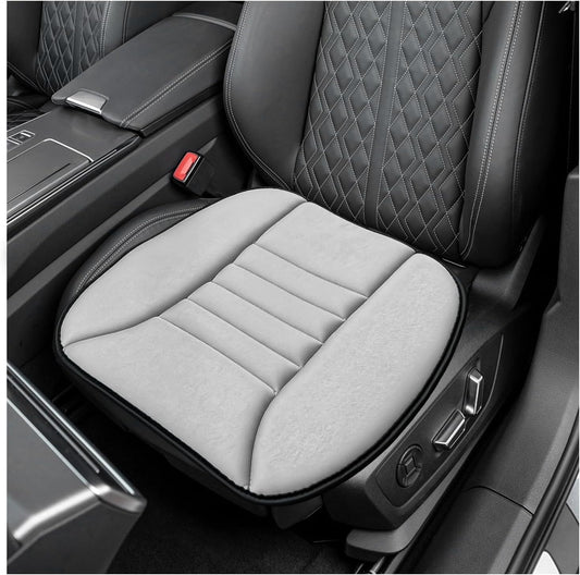 Car Seat Cushion Chair Cushions, Breathable Driver Seat Protector with 1.2" Thick Comfort Memory Foam, Non-Slip Pressure Relief Driver Seats Pillow for Vehicle Office Home (Gray)