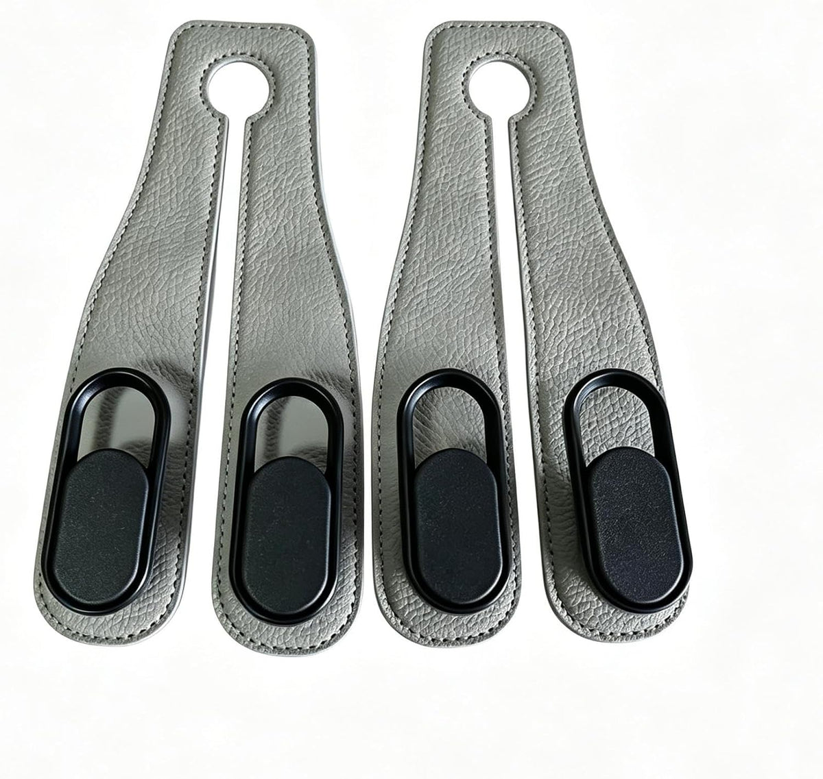 2 Pack Car Seat Headrest Hooks, Gray