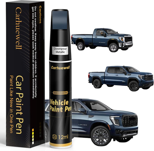 Touch Up Paint for GMC Downpour Metallic(GXP/WA136H) Car Touch Up paint Genuine Exact Color Code Compatible With GMC Vehicle