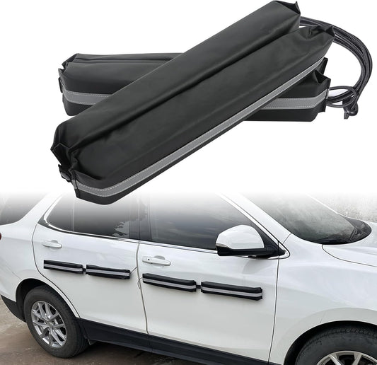 Winunite Removable Magnetic Car Door Dent Protector Black(Pack of 4)