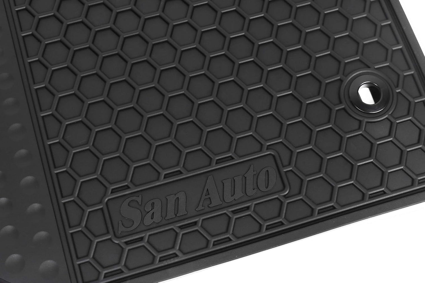 Car Floor Mats Custom Fit for Toyota Camry 8th 2018 2019 2020 2021 2022 2023 2024 Full Black Rubber Car Floor Liners Set All Weather Season Protection Heavy Duty Odorless