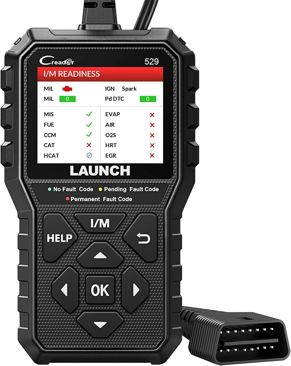 Launch CR529 Full OBD2 Function Professional Mechanic OBDII Diagnostic Tool