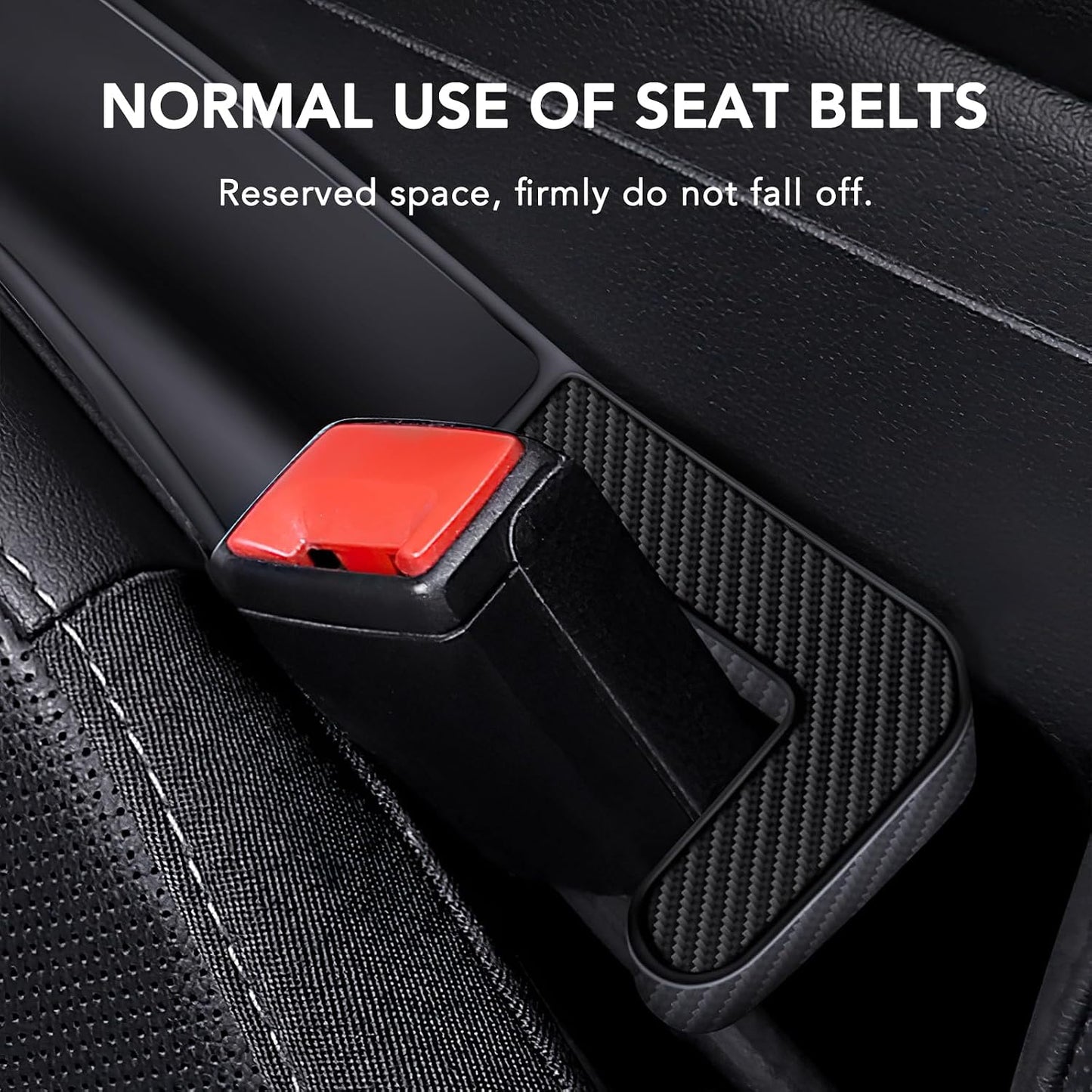 LEIWOOR Car Seat Gap Filler with Phone Holder - Universal Fit Anti-Drop Center Console Gap Blocker for Most Cars, Soft TPE Material Seat Side Storage Organizer (2 Pack)