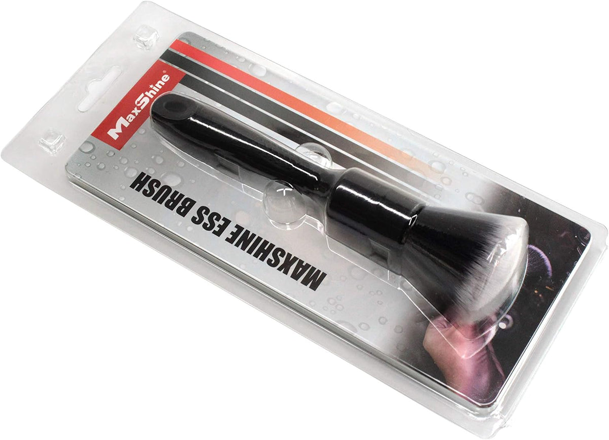 Maxshine Small Universal Black ESS Ever So Soft Detailing Brush – Professional Brush for Interior, Exterior, Leather Seats, Engine Bay & Wheels – Premium Car Care Detailing Tool