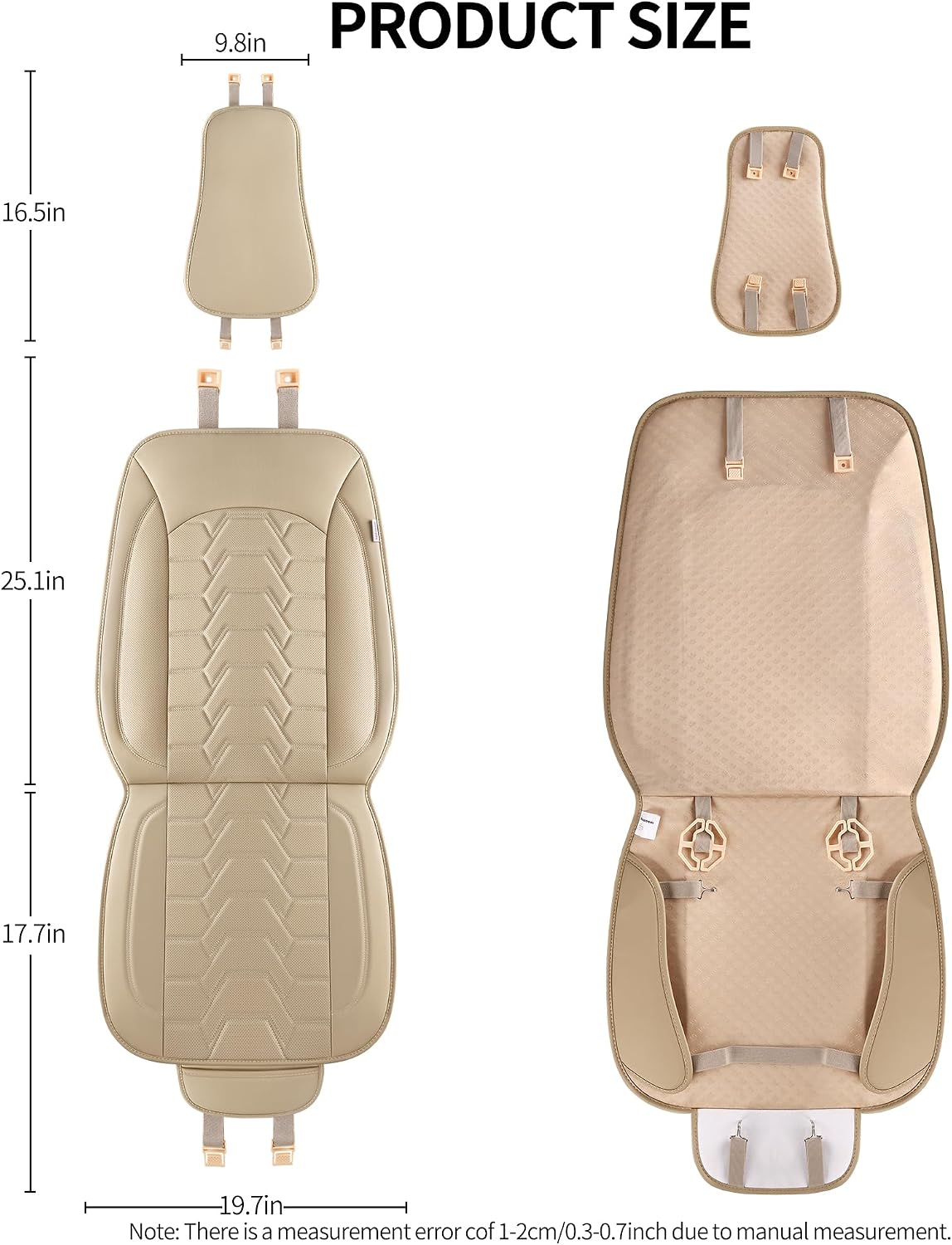 Leather Car Seat Covers Front Automotive Seat Protectors