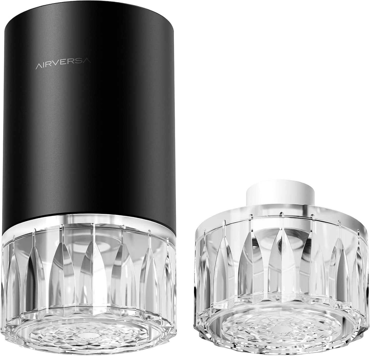 Airversa Waterless Diffuser RD1 Black + 100mL Replacement Glass Bottle