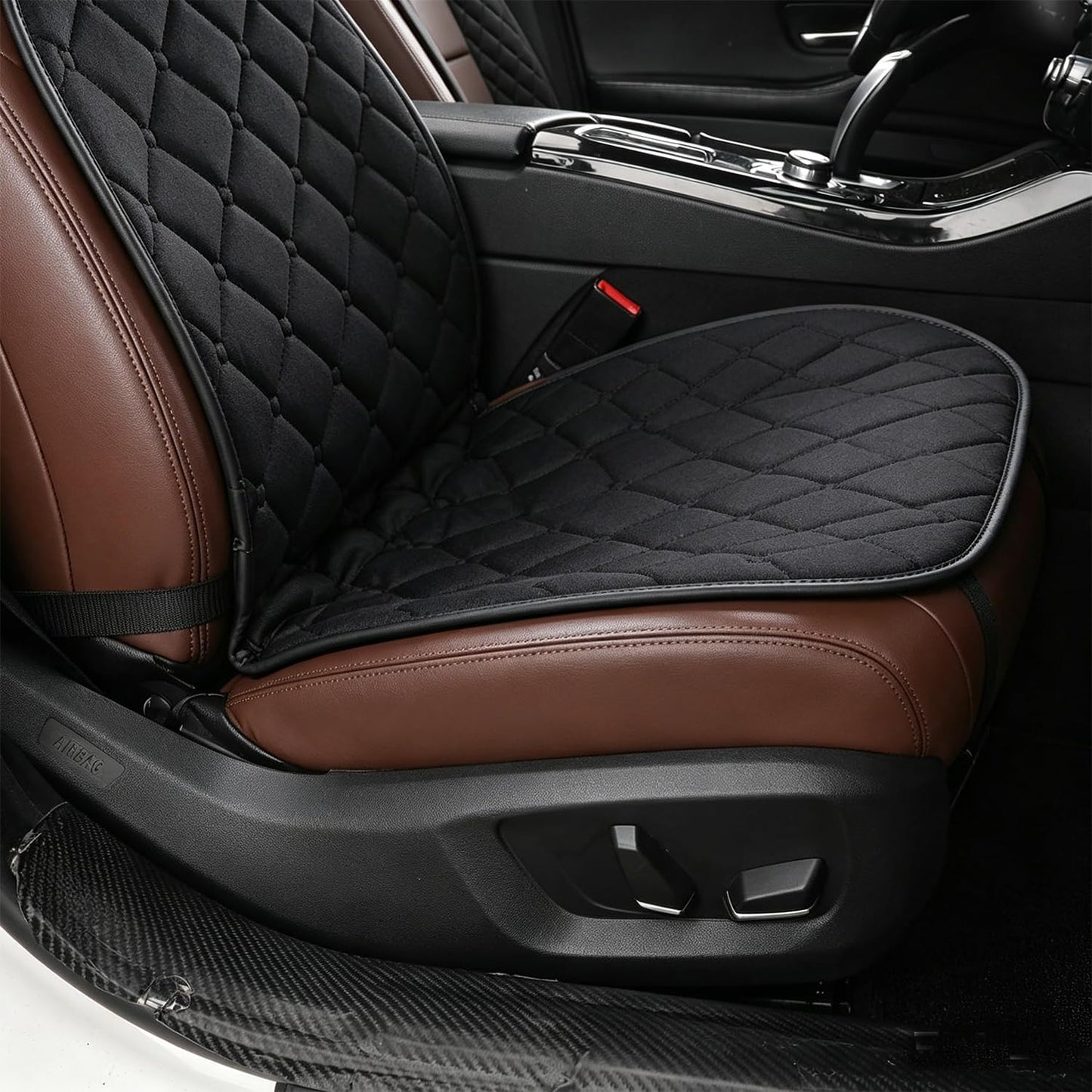 Car Seat Cushion for Comfort and Lumbar Support, Plush Fleece Universal Fit for Car Truck SUV