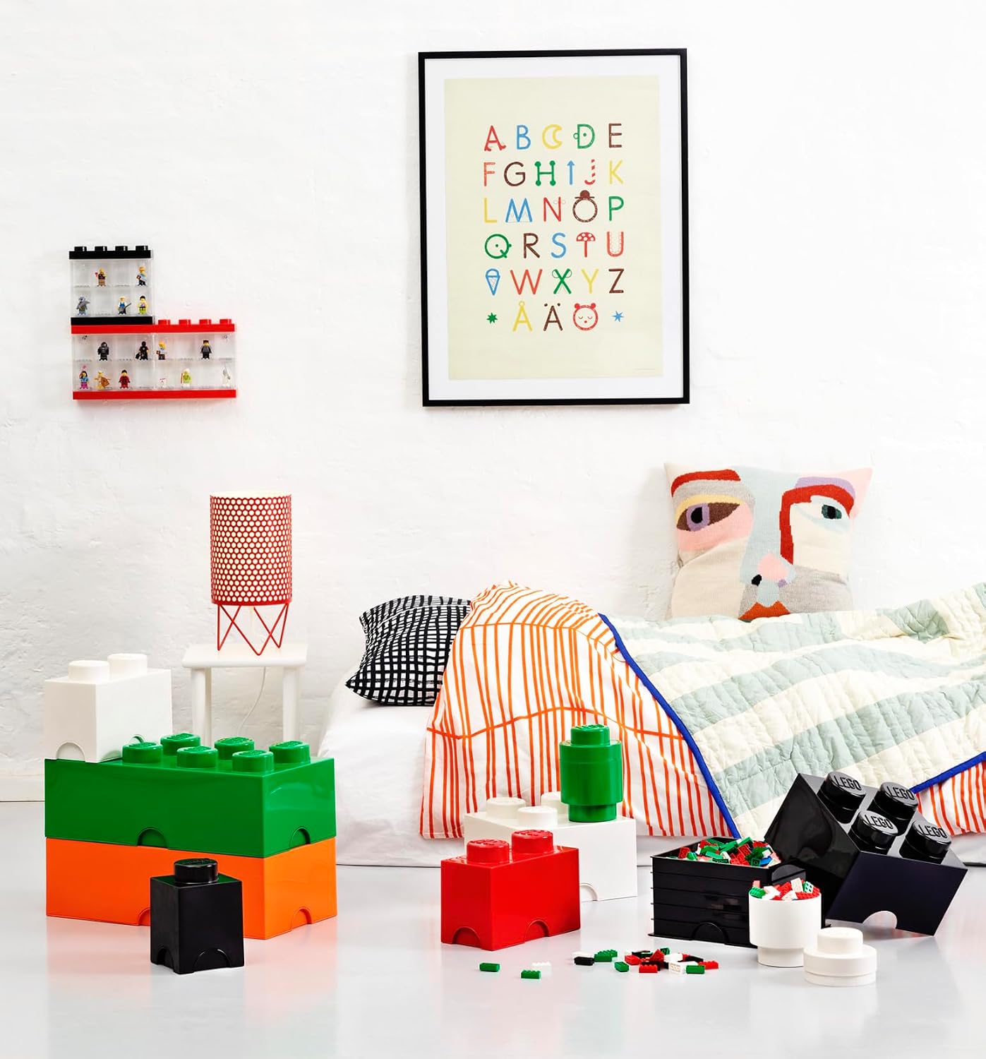 Room Copenhagen 8 LEGO Brick Box, Bright Orange (40040660)