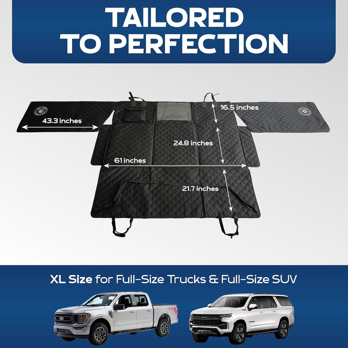 Ruff Liners XL Back Seat Extender for Dogs - As Seen on Shark Tank