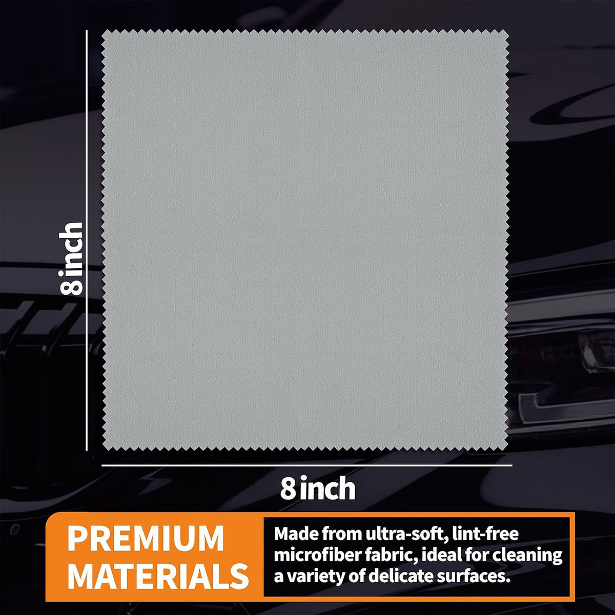 Suede Microfiber Cloths for Ceramic Coating Application, 12PCS