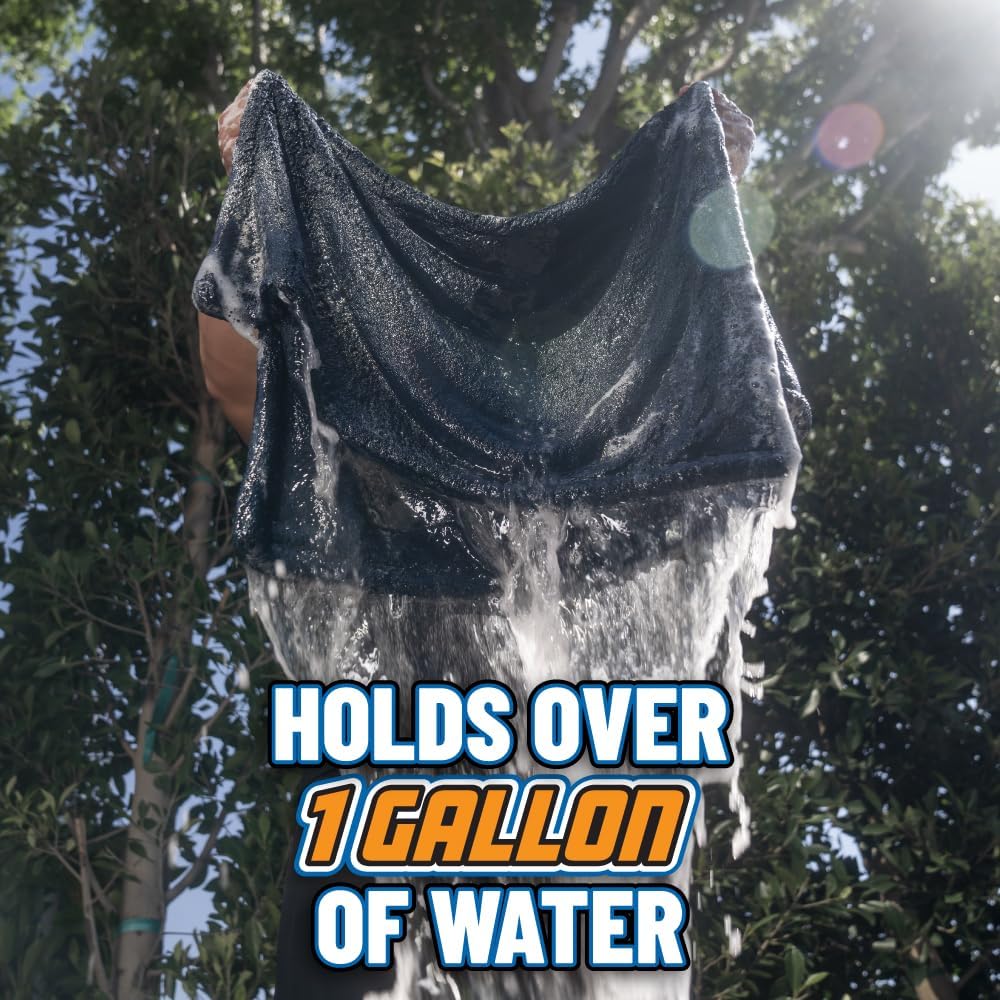 Chemical Guys Megalodon Microfiber Drying Towel with Twisted Loop Technology, Super Plush Absorbent 24" x 36" Microfiber Towel for Cars, Trucks, SUVs, RVs, and More, Extra Large Dark Blue Drying Cloth