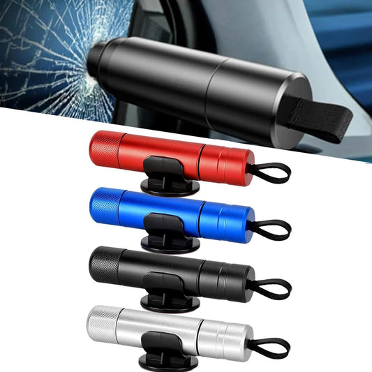 4Pcs Car Escape Tool and Seatbelt Cutter, Seat Belt Cutter and Glass Breaker, for Land and Underwater (4Pcs Mix)