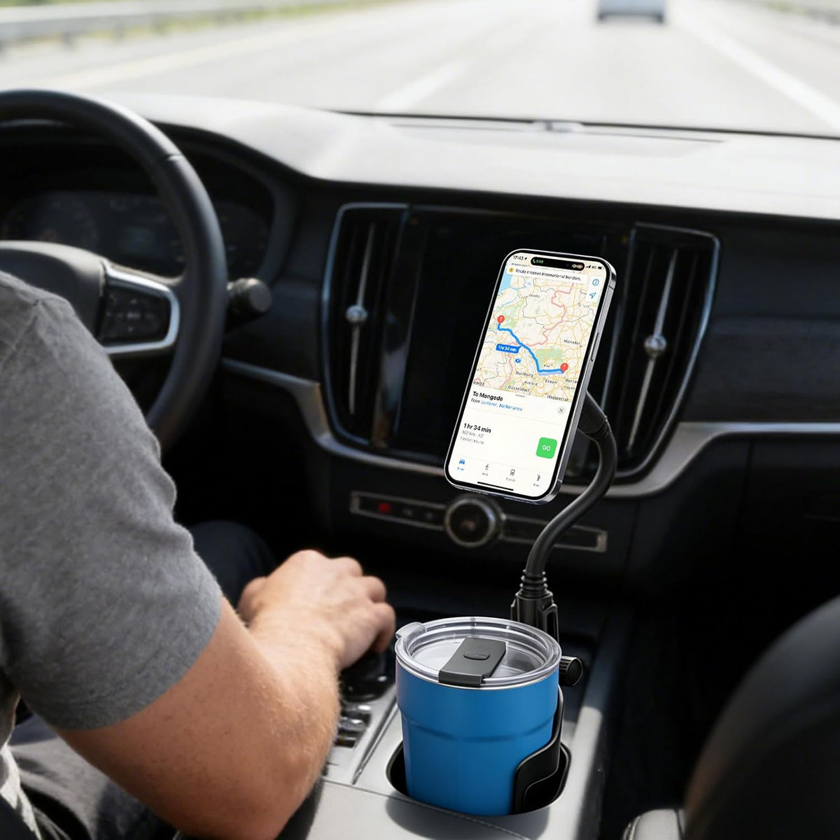 Cup Holder Phone Holder for Car, Car Phone Mount for Magsafe