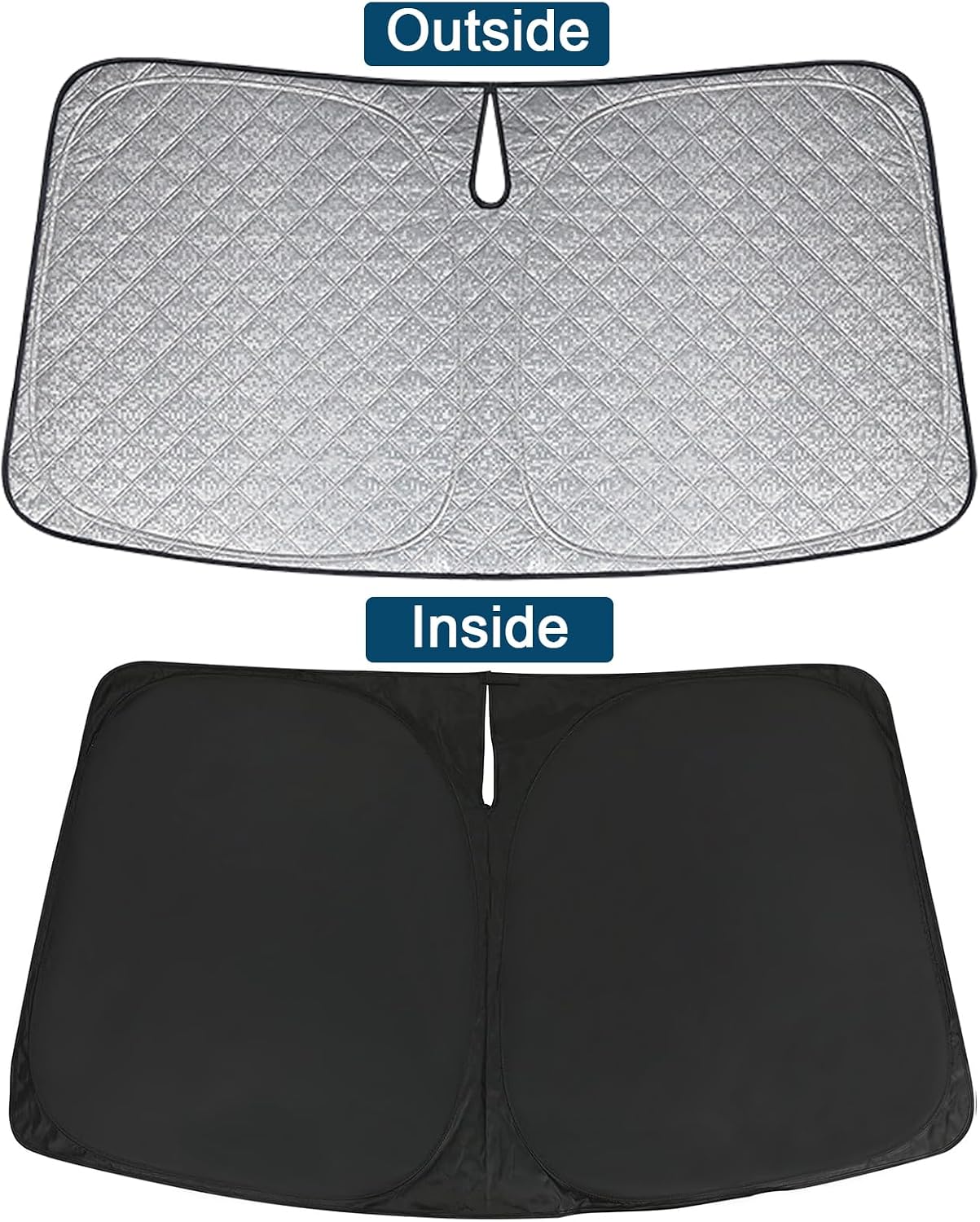 6 Layers Custom Fit Windshield Sun Shade for 2022-2025 Honda Civic, Foldable Car Sunshade with Storage Bag, Heat Reflective & UV Protection