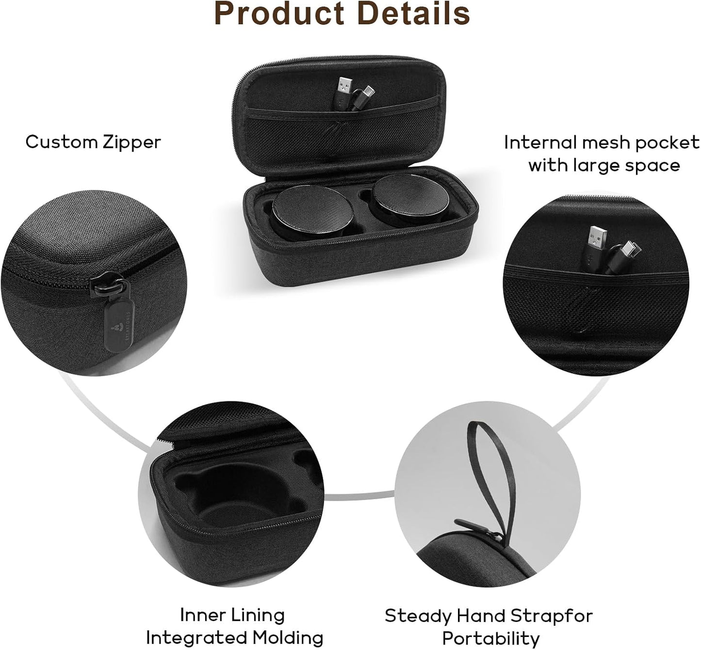 Carrying Case Travel Case Carrying Storage Bag Meditation system MS-8 (ONLY CASE)