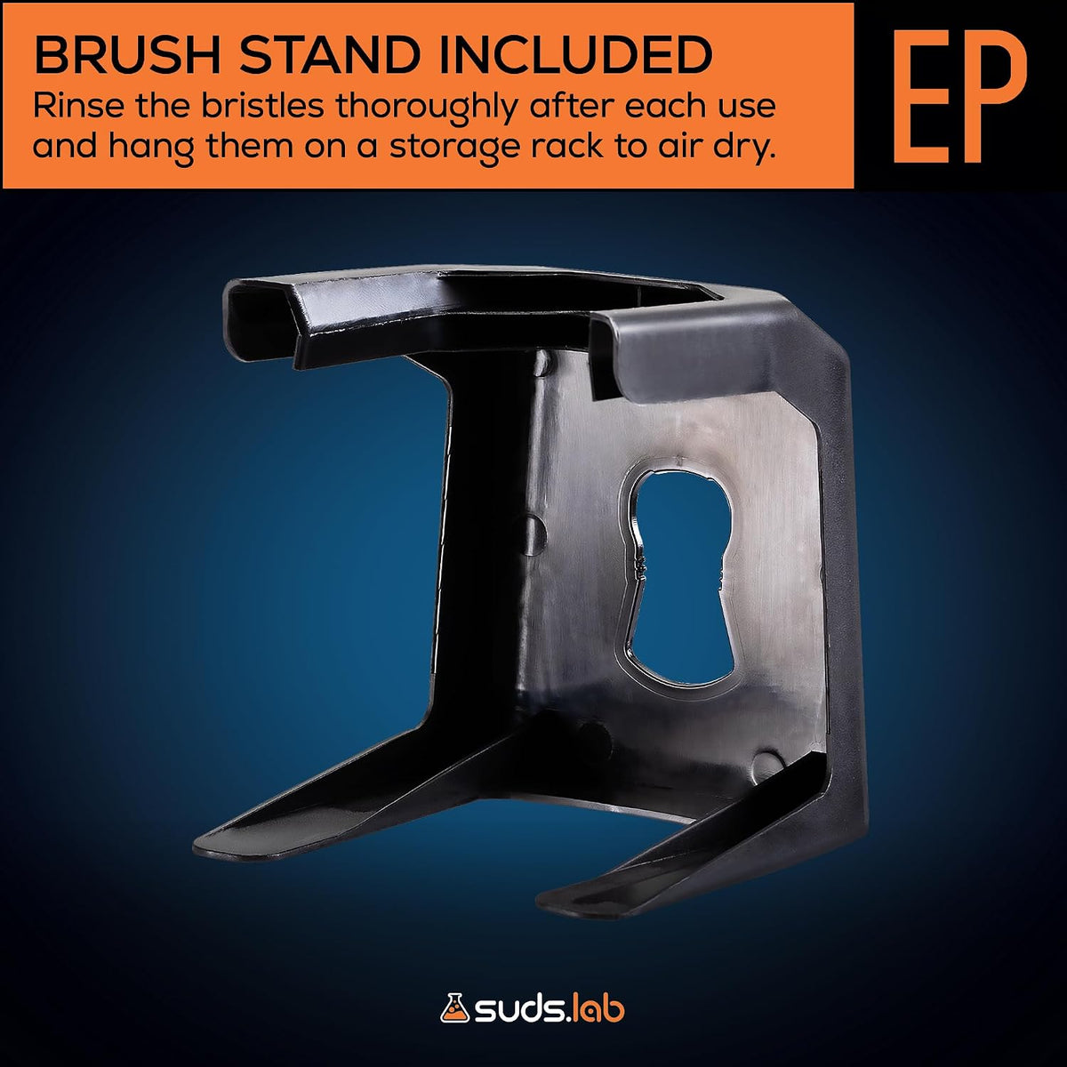 Suds Lab Elite-Plush Detailing Brush with Stand, Ultra-Soft, Scratch-Free