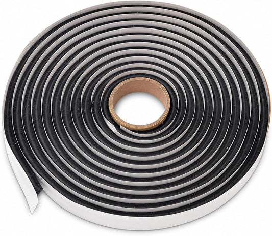 15FT Butyl Rope Butyl Rubber Sealant Tape for RV Car Headlamps Window Door Windshield, Black Waterproof Butyl Seal Tape- 3/8" X 15'(4.5m)