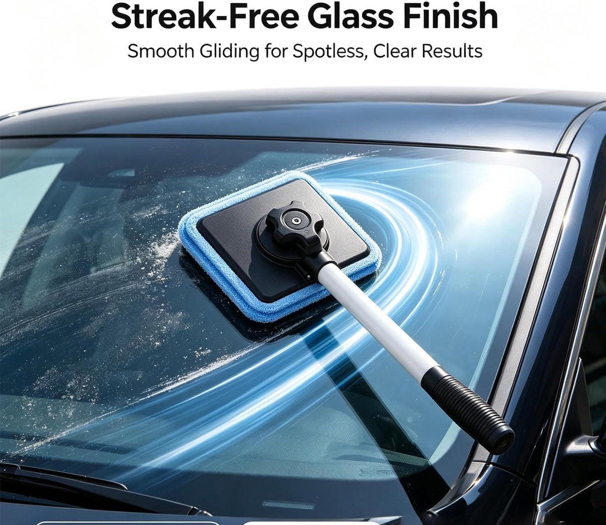 Dual Magnetic Car Windshield Cleaner, Magnetic Automotive (1PC)