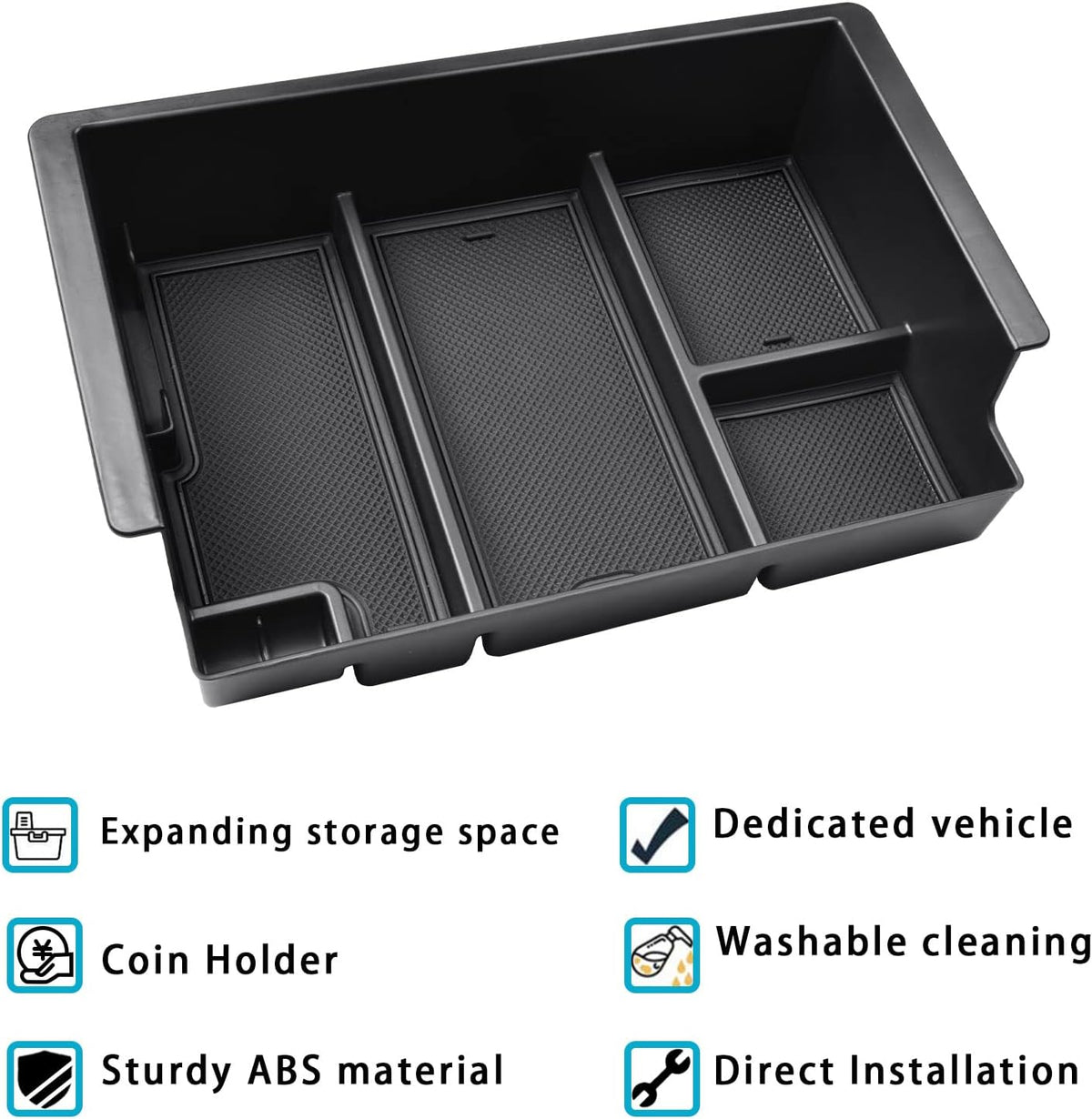 Full Center Console Organizer Tray for 2014-2018 Chevy Silverado/GMC Sierra