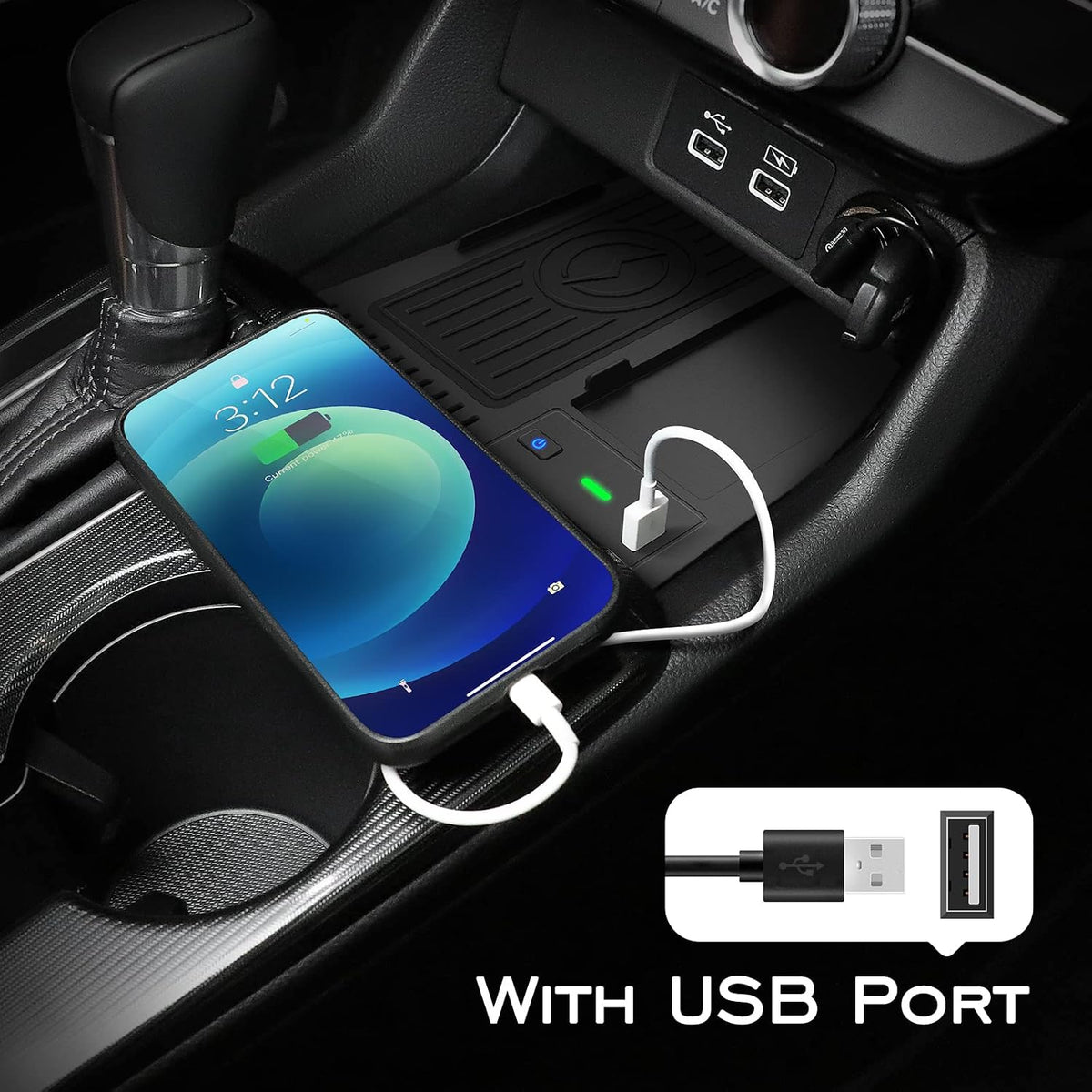 CarQiWireless Wireless Charger for Honda Civic 2022-2026