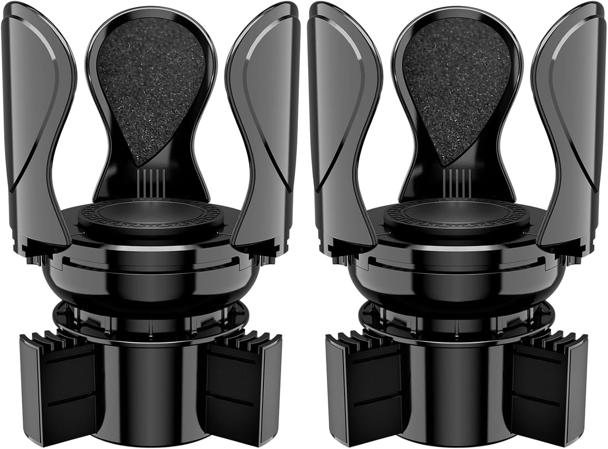 Car Cup Holder Expander, Cup Holder Extender Adapter with Expandable Arm and Adjustable Base, Compatible with Yeti Ramblers, Hydro Flasks, Stanley, Owala Most Coffee Mugs Bottles & Cups (CUP-2pack)