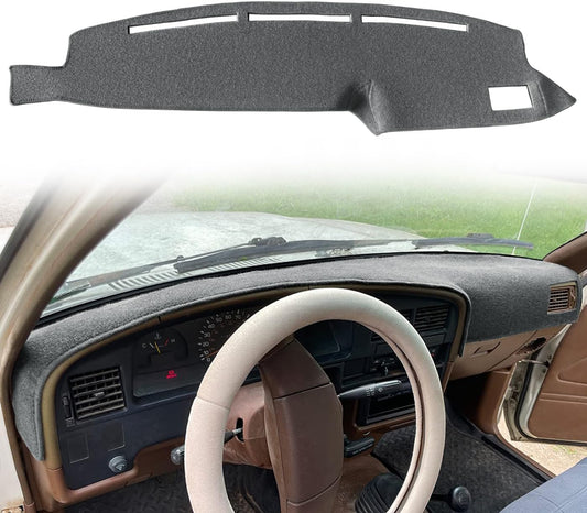 Dash Cover Fit for Toyota 4Runner Pickup Truck 1990-1995 (Dark Gray)F96