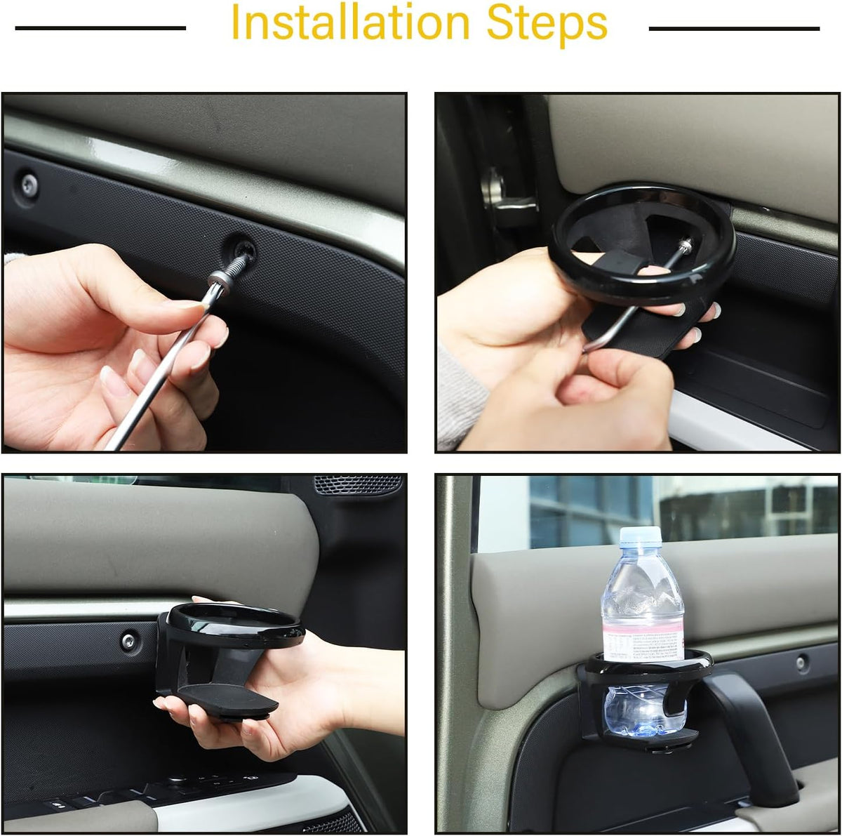 Cup Holder Compatible with Land Rover Defender 90 110 130 2020-2026