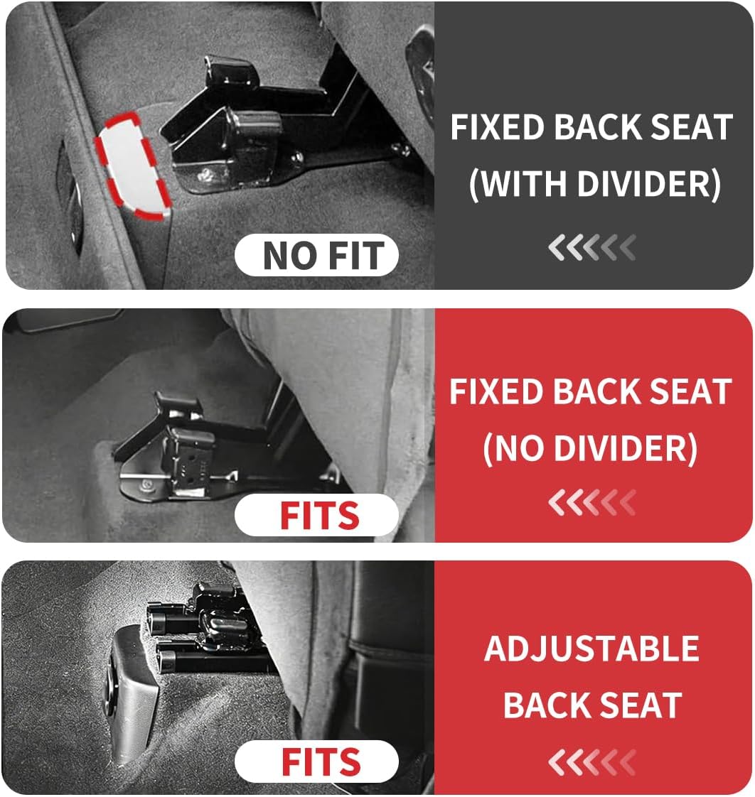 Linskip Under Seat Storage MOLLE Panel Compatible with 2018-2026+ RAM 1500 Crew Cab, Modular Storage Solution with MOLLE Panel for Organized Utility, Underseat Organizer