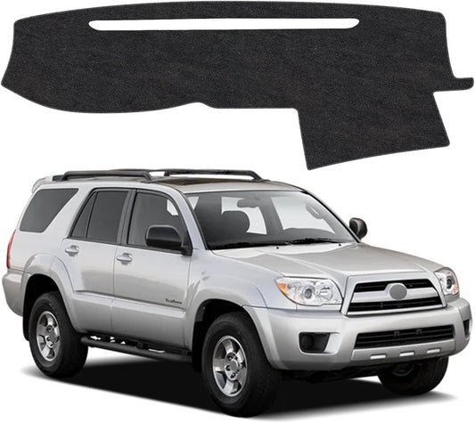 Dash Cover Mat Compatible with Toyota 4Runner 2003-2009 Non-Slip Dashboard Cover Mat Sunshade UV Rays Protector Interior Accessories