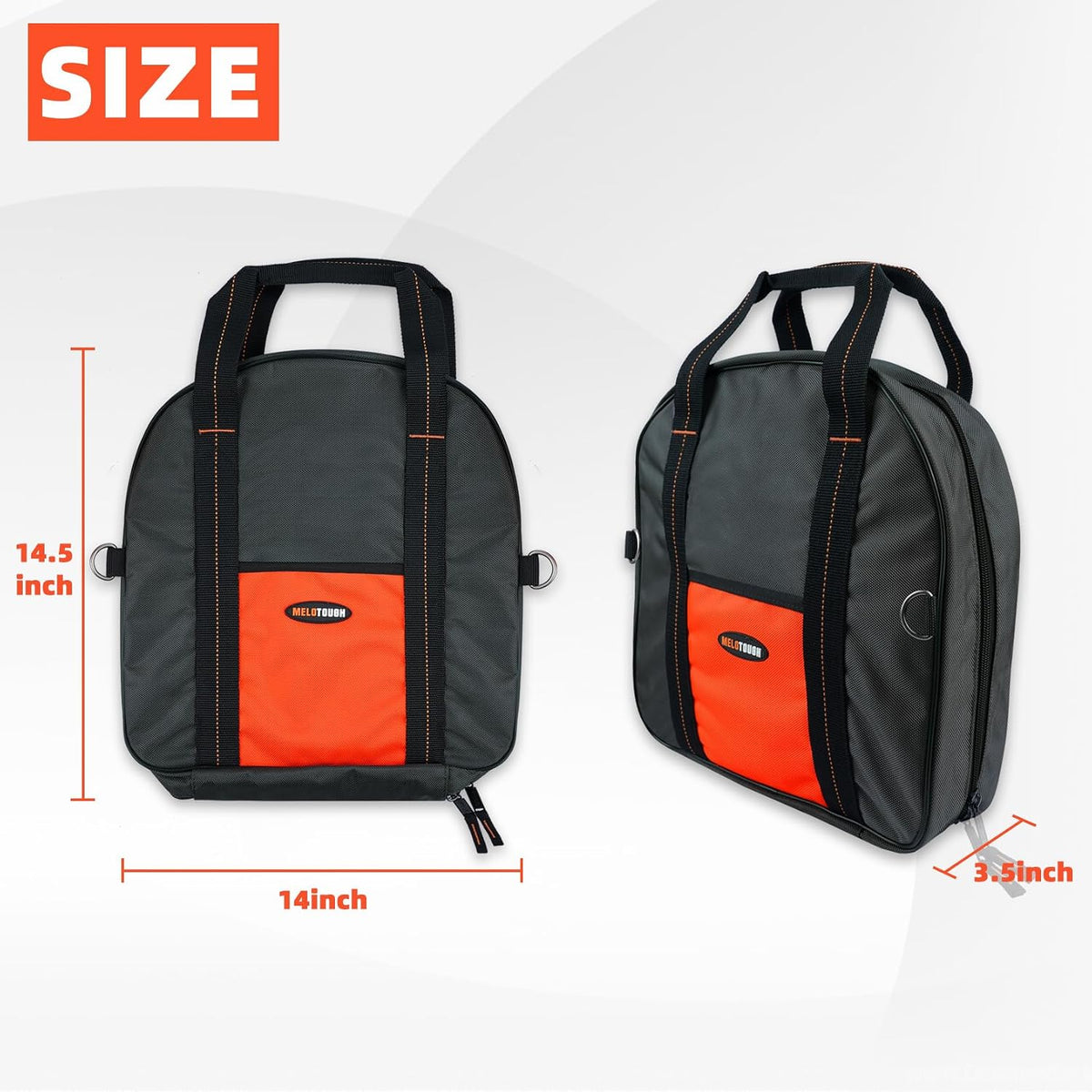 MELOTOUGH Jumper Cable Bag Storage Organizer for EV Charging Cables