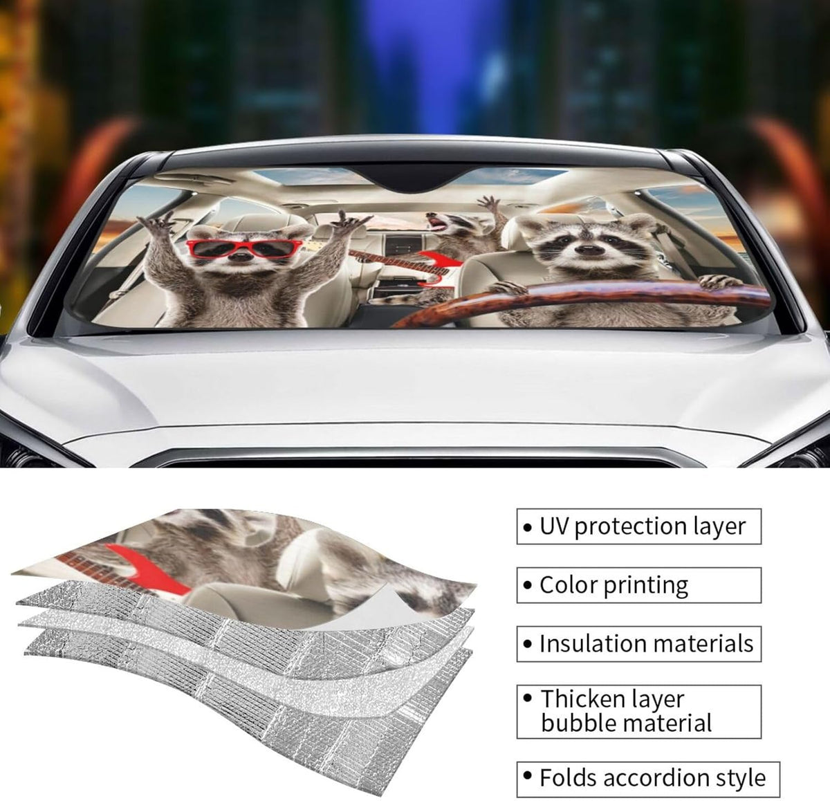 Windshield Sun Shade Car Front Window Shades Sunshade Cover
