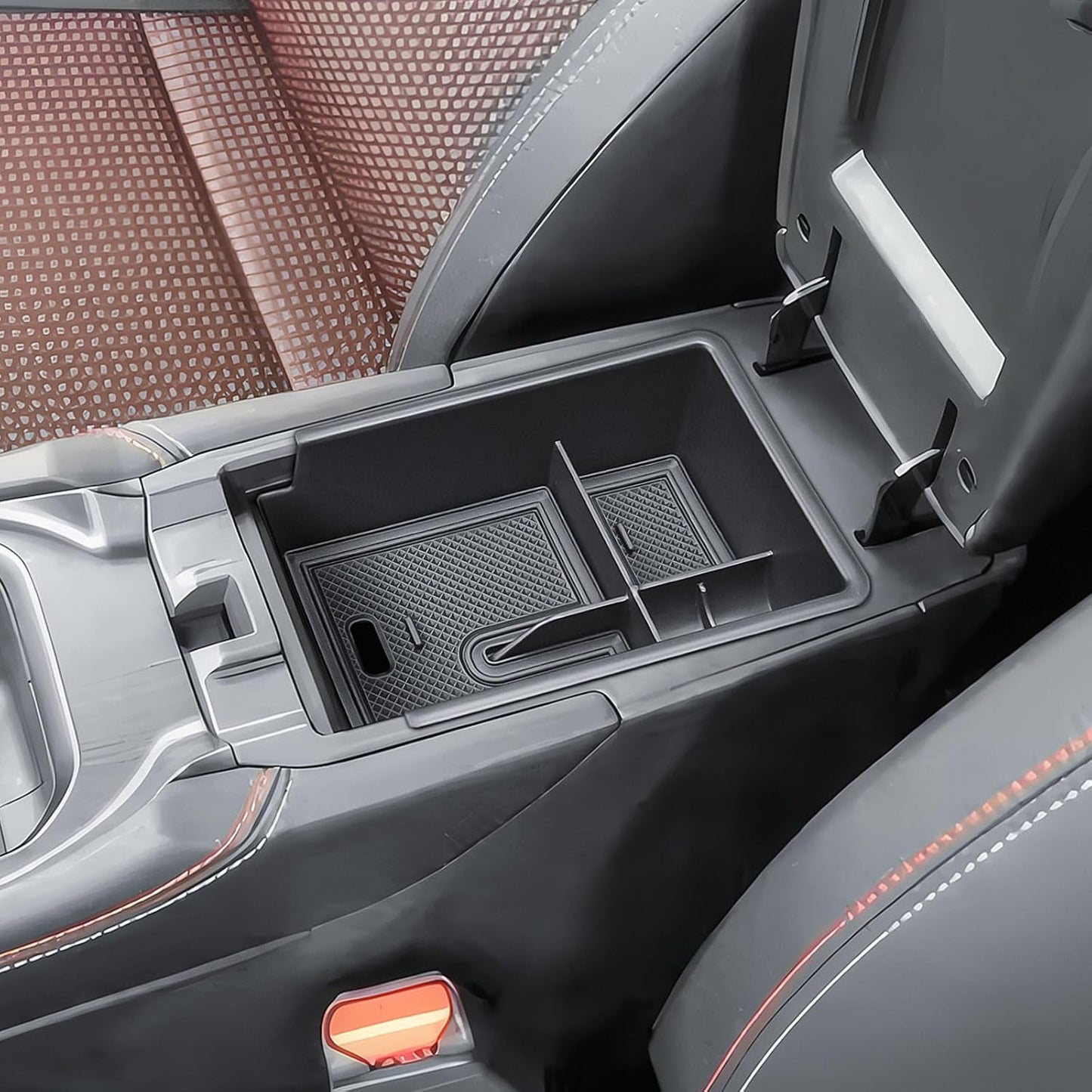 RUNROAD Center Console Organizer Tray Compatible with 2025 Nissan Kicks Accessories, Insert Armrest Storage Tray For Kicks S SV SR Middle Console Dividers Custom Coin Holder Glove Compartment