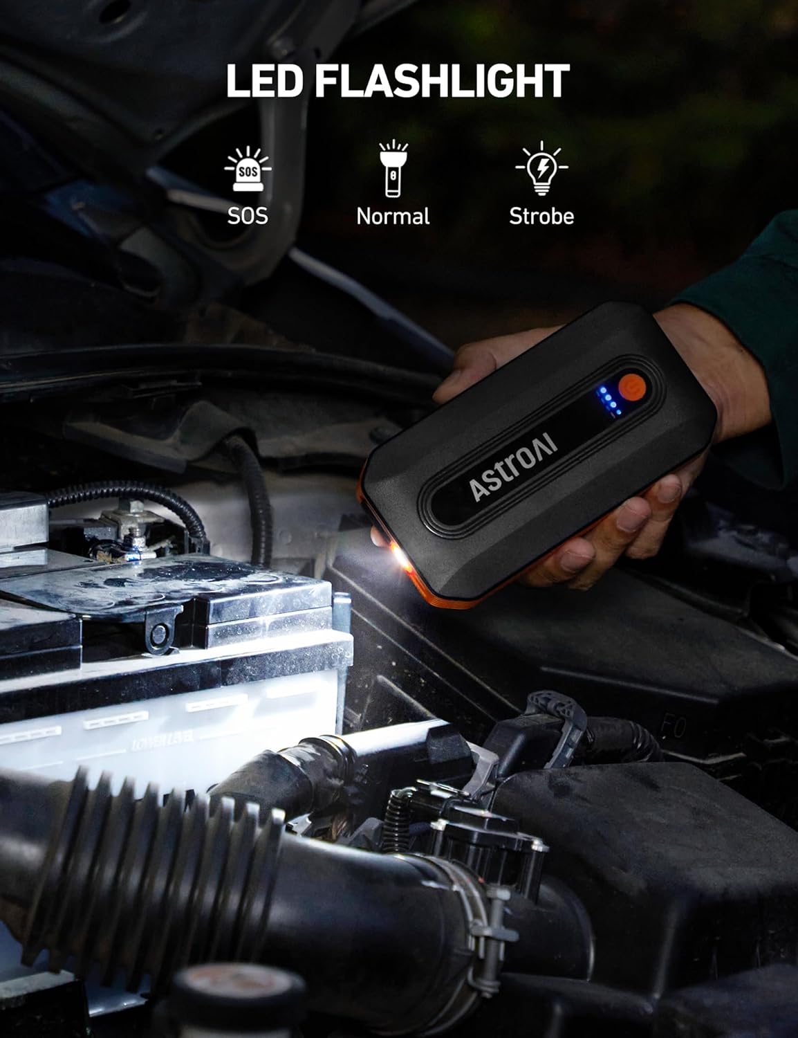 AstroAI B8 3000A Car Battery Jump Starter, 12V Jump Starter Battery Pack