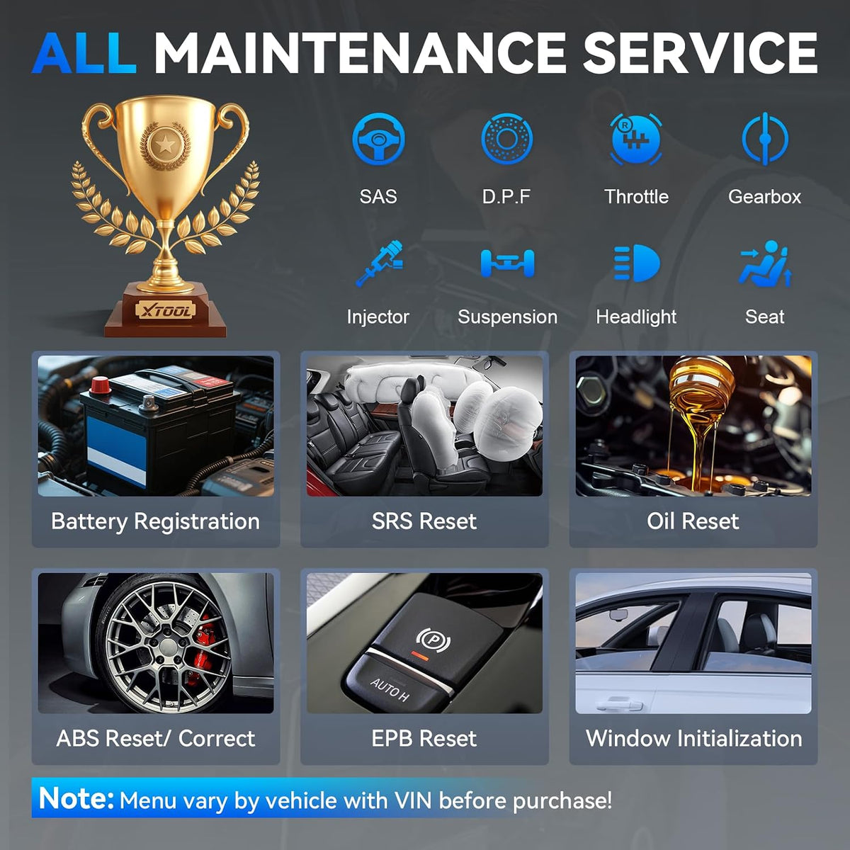 XTOOL IP500 for BMW OBD2 Scanner, Full Systems Bidirectional Scan Tool