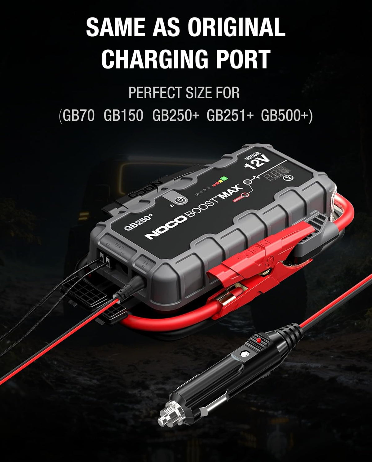 56W 14V 4A DC Car Charger Compatible with NOCO(GB70/GB150/GB250+/GB251+/GB500/GB500+) Genius Series XGC4 Jump Starters, UltraSafe Lithium Battery Charging Cord, Vehicle Power Adapter, Charger Cable
