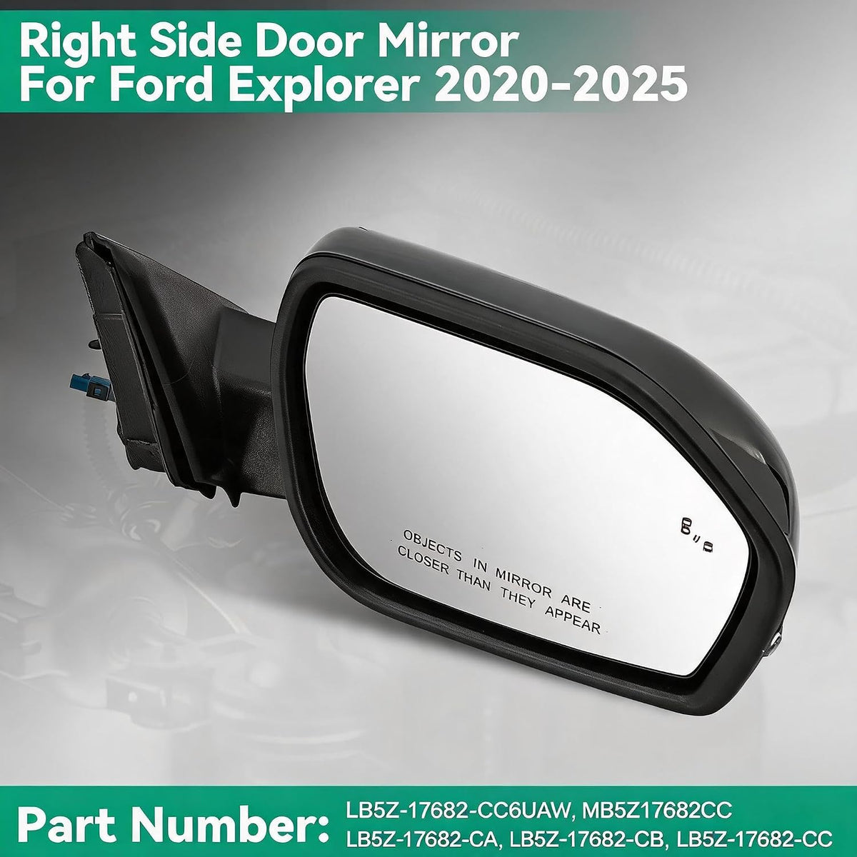 Right Passenger Side Mirror Fit For Ford Explorer 2020-2025