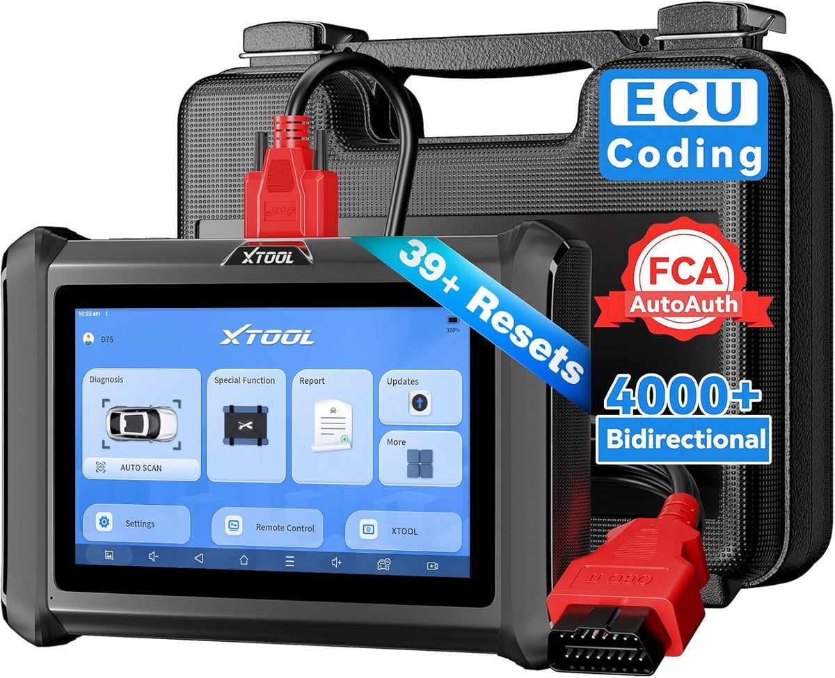 XTOOL D7S Bidirectional Diagnostic Scan Tool, ECU Coding PMI OBD2 Scanner