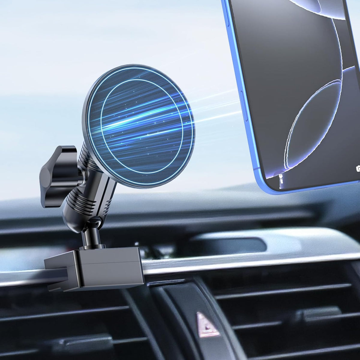 DIAMOOKY Wireless Charger Magnetic Phone Mount for Toyota 4Runner 2010-2024