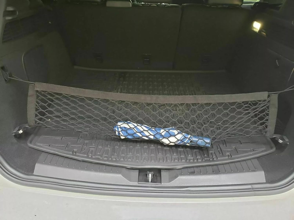 Rear Trunk Organizer Cargo Net for Lincoln MKC 2015-2020 – Envelope Style Cargo Net for SUV - Premium Mesh Elastic Car Trunk Organizer Vehicle Carrier Storage – Compatible with MKC